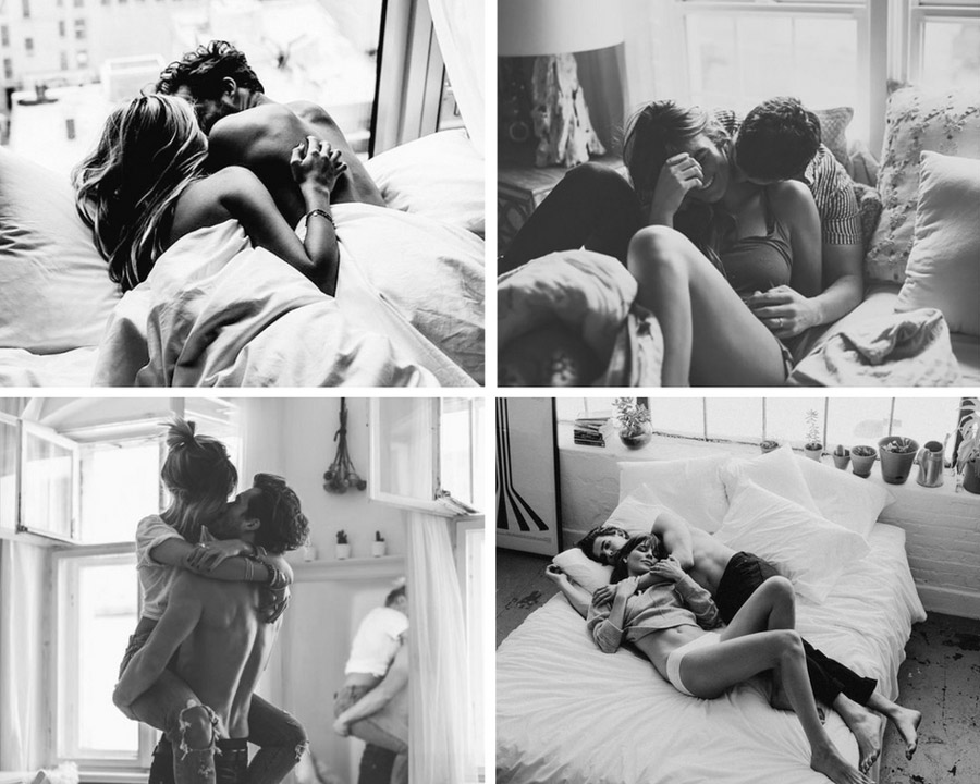 закохані парочки чорно біле фото