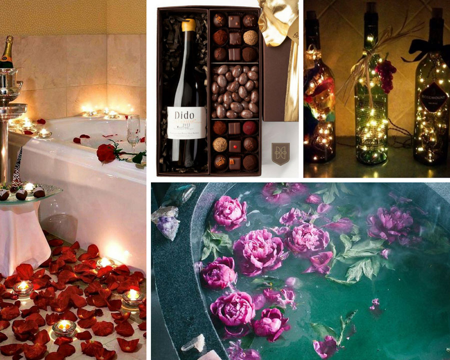 романтичний вечір у ванній