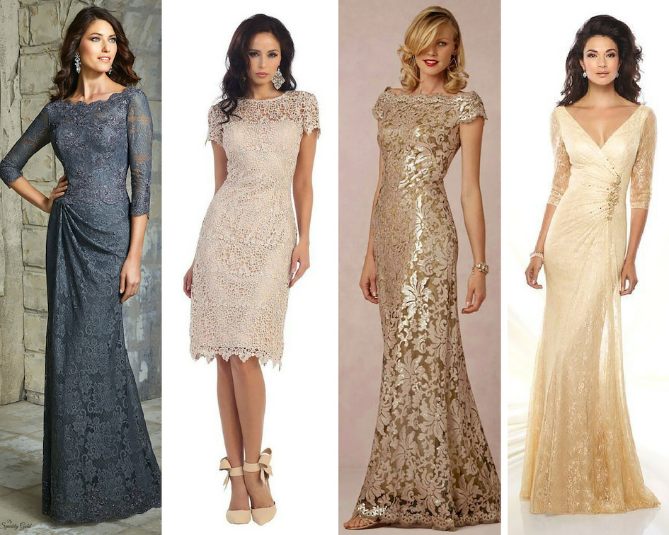 кружевное платье мамы невесты