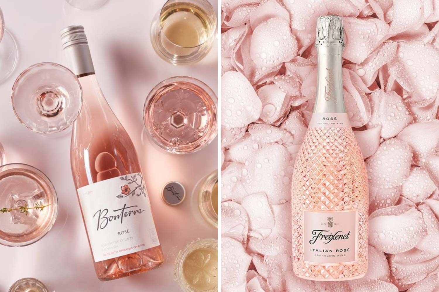 Рожеве вино на річницю 10 років весілля фото