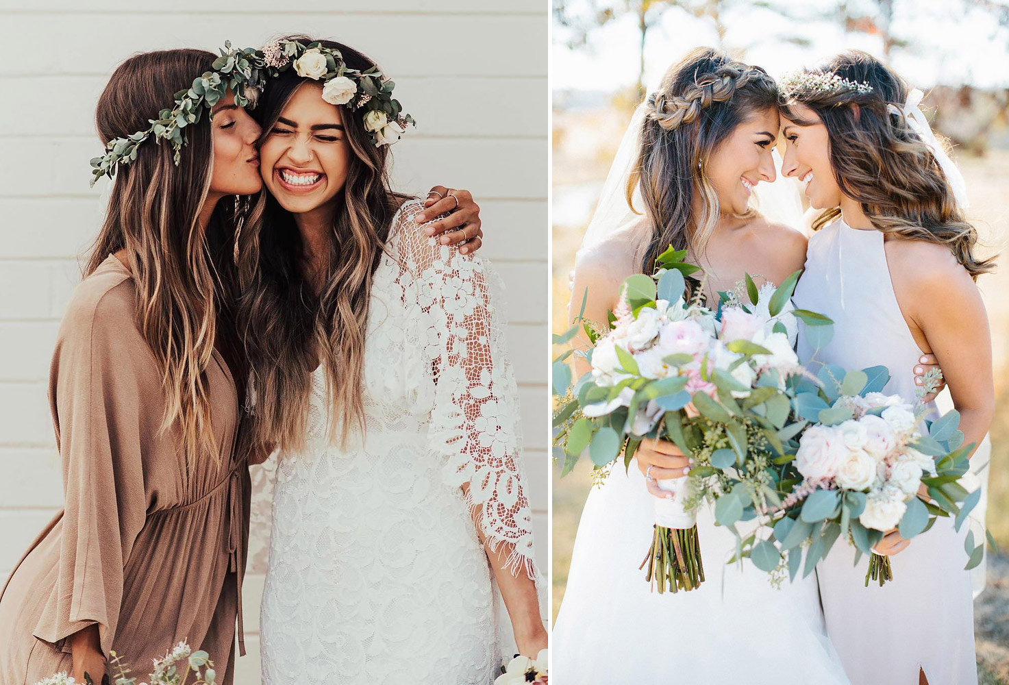 дружка цілує наречену фото