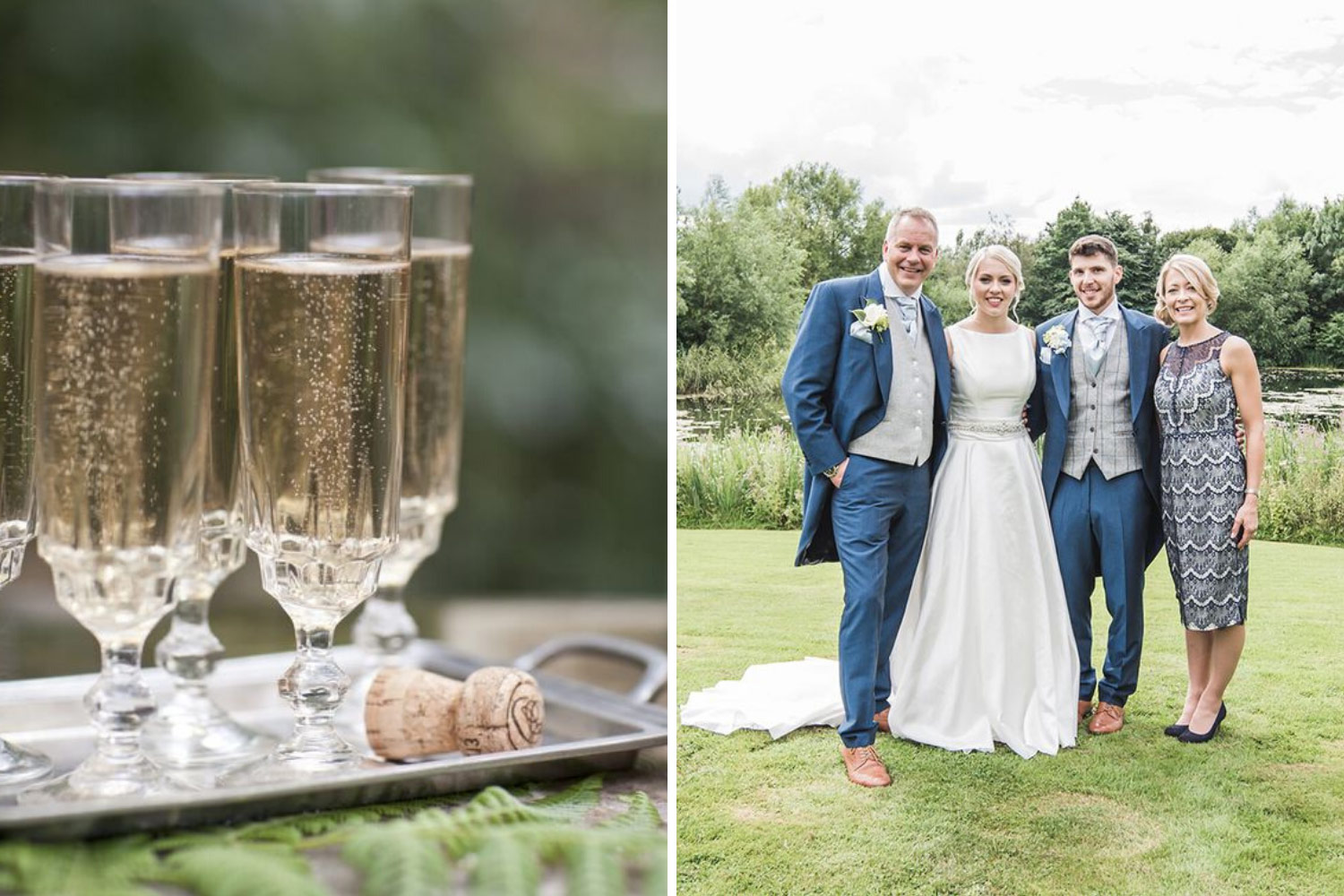 бокали з шампанським