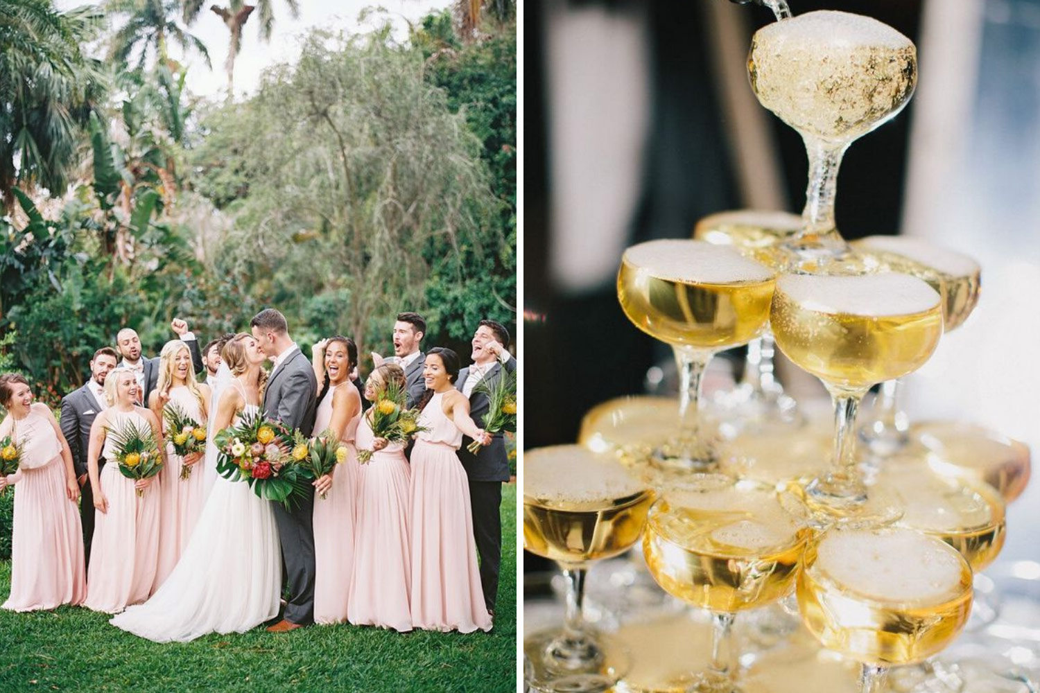 гості на весіллі та тост