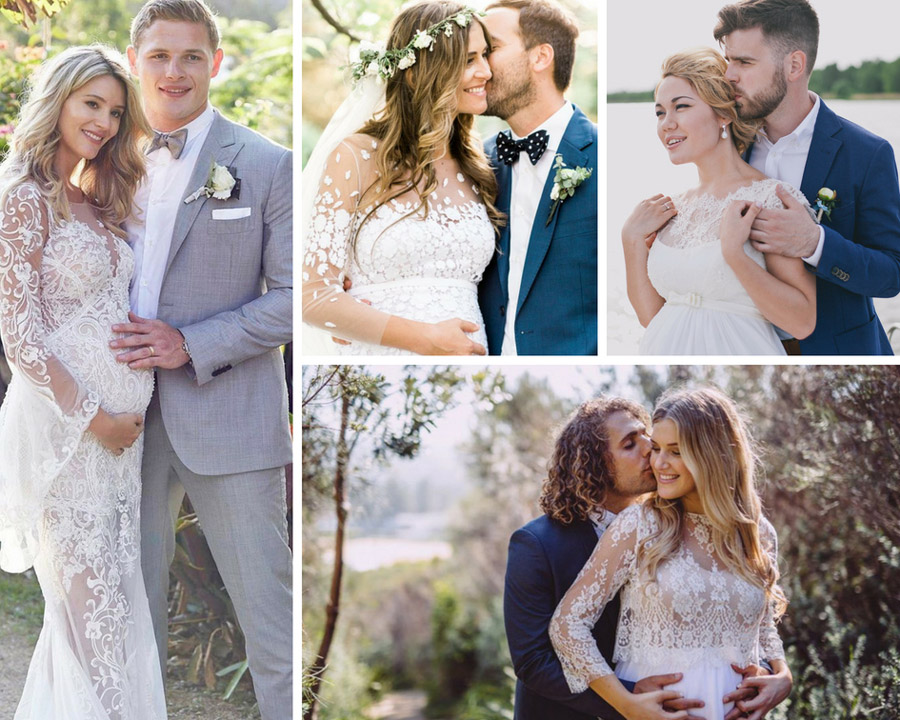 фотосъемка с невестой в положении