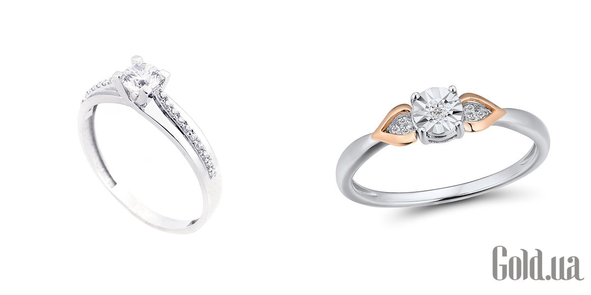 обручки з білого золота