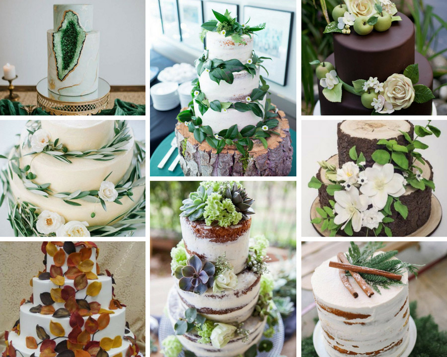 торти з рослинним декором фото