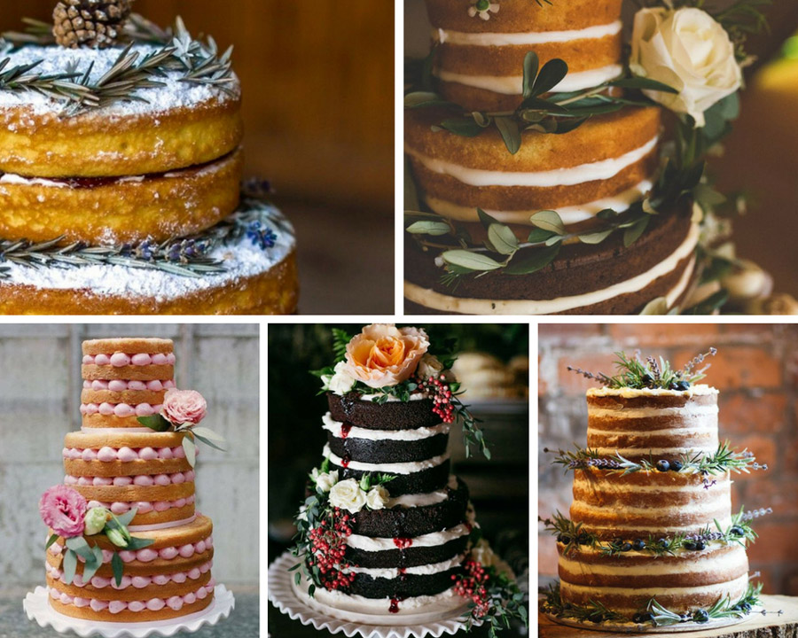 торти з голими бісквітами фото