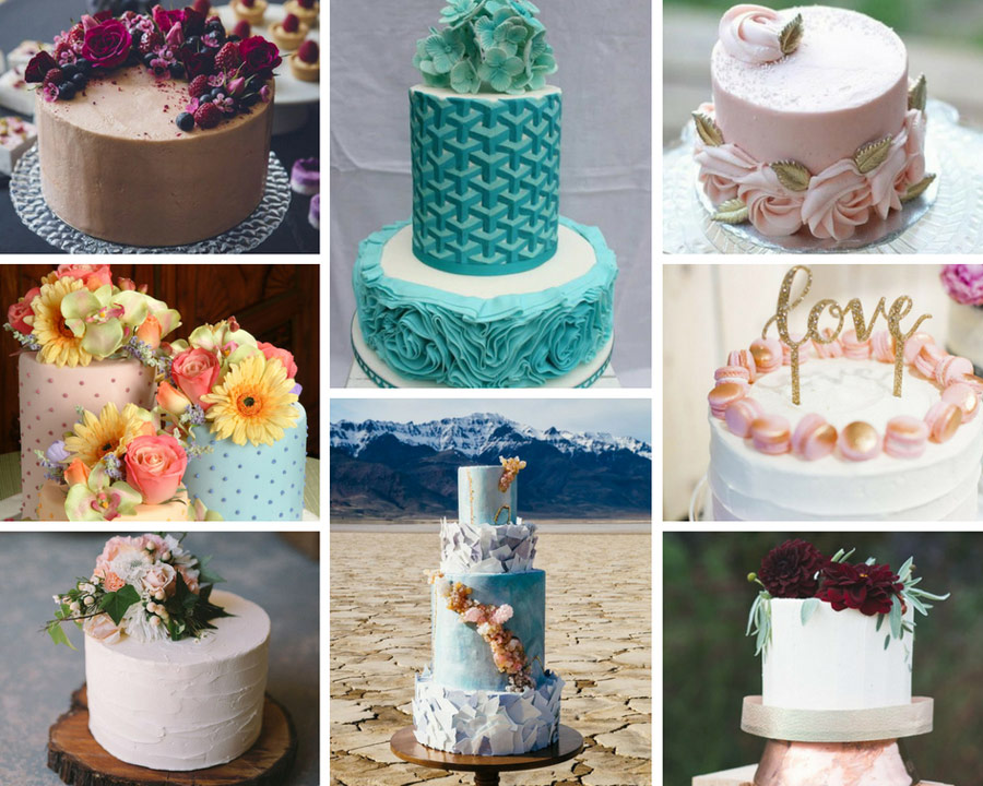 весільний круглий торт