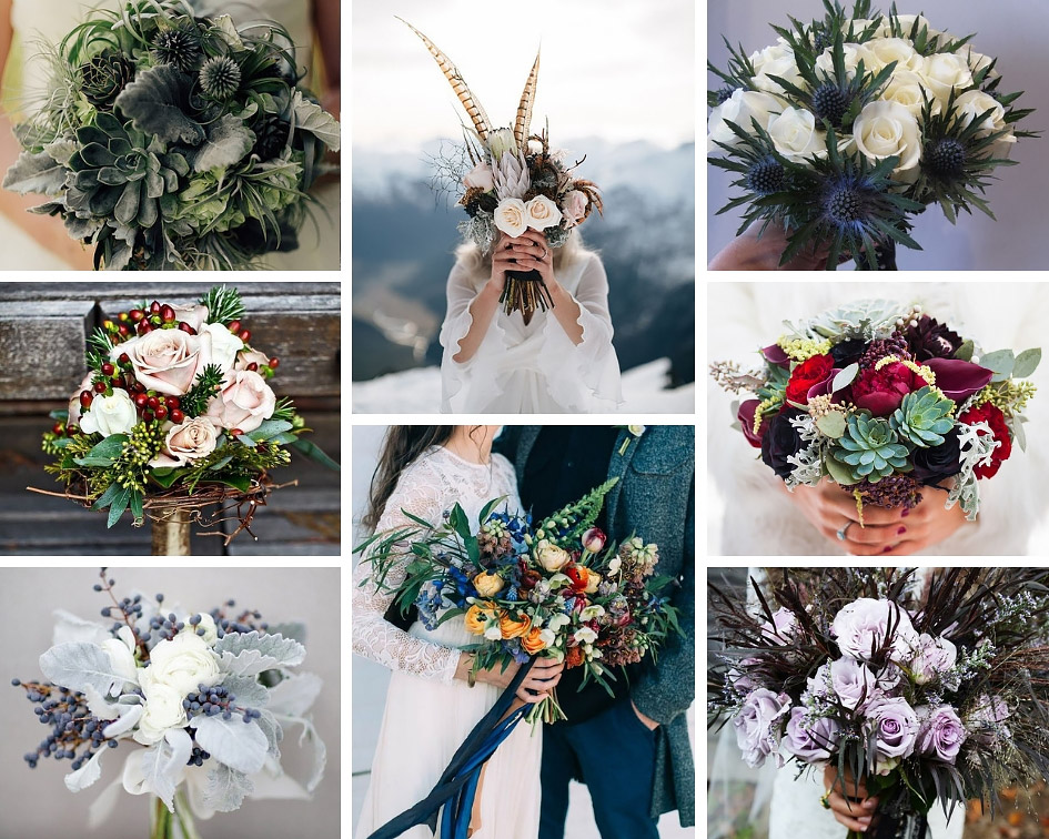 букет невесты зимой