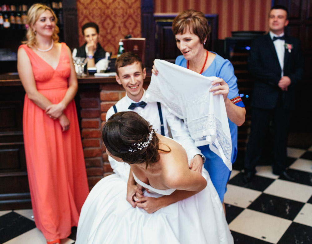 снятие фаты невесты