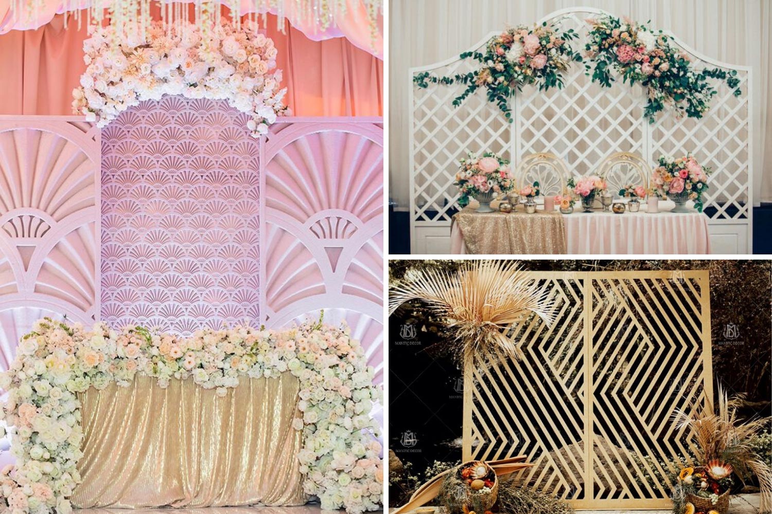 Свадебная арка и лазерная резка: идеи, фото