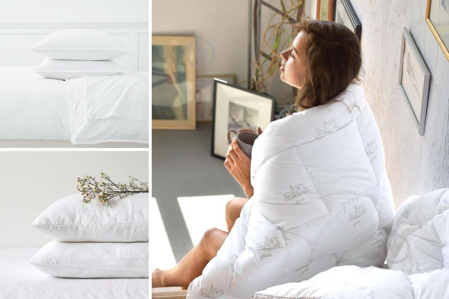 Домашний текстиль: одеяла, подушки фото