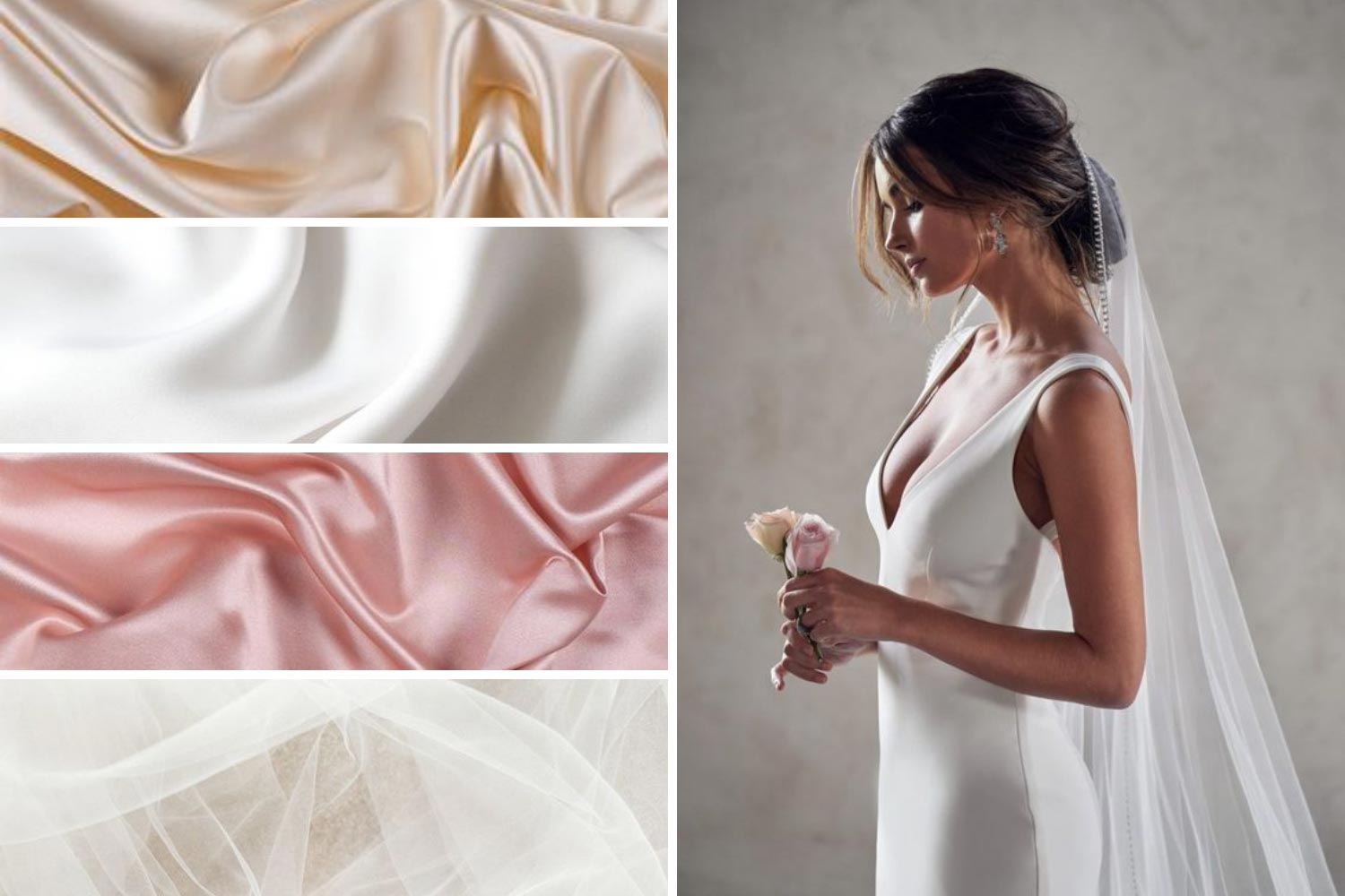 Ткани для свадебного платья, невеста фото