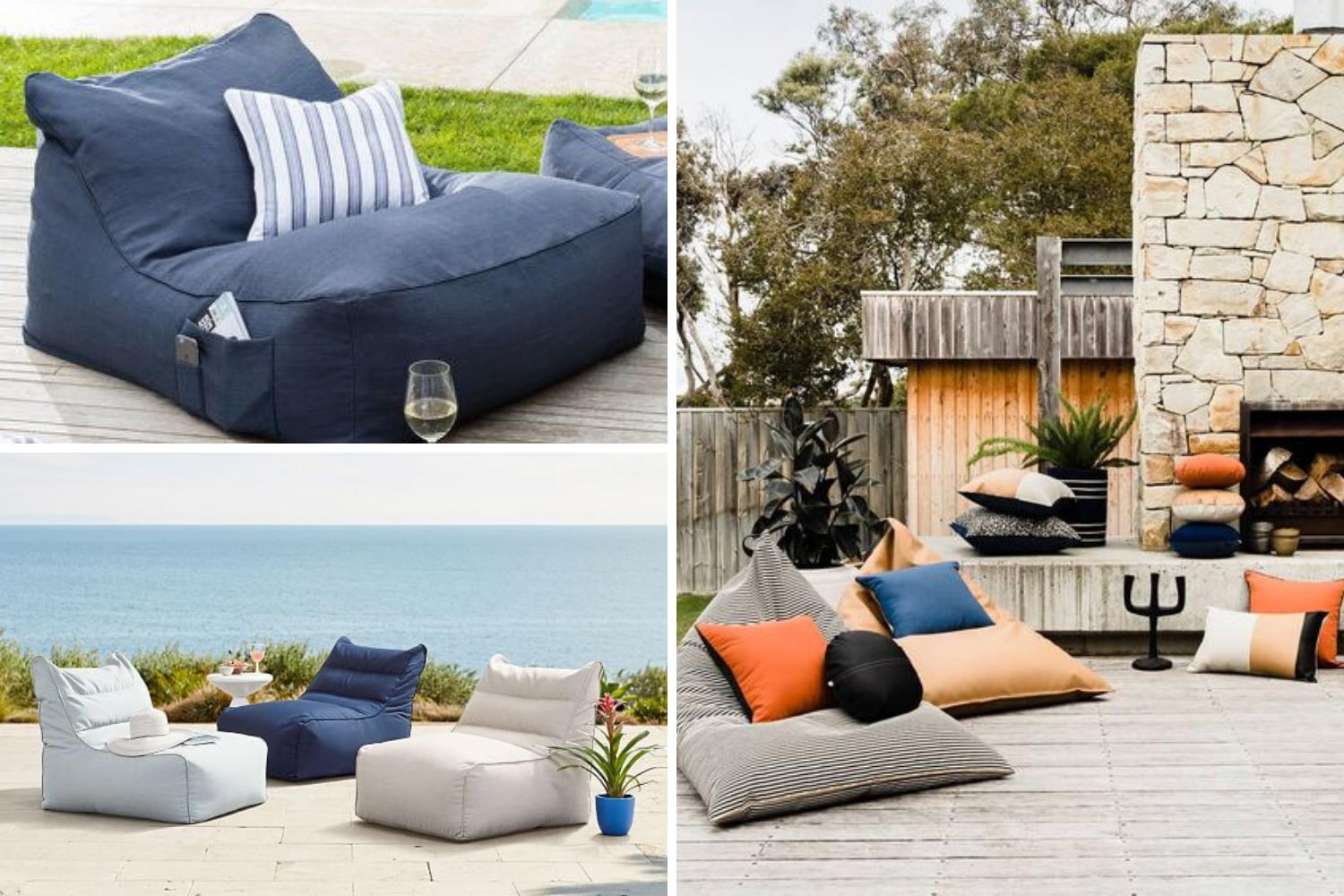 Бескаркасная мебель для лаунж зоны свадьбы фото 