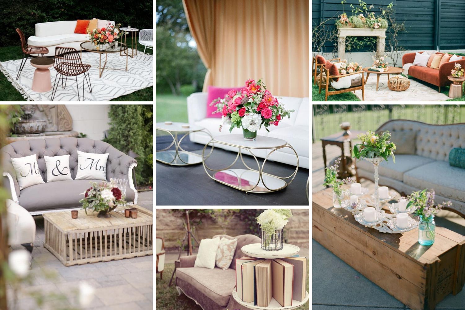 Оформлення зони відпочинку на весіллі: ідеї