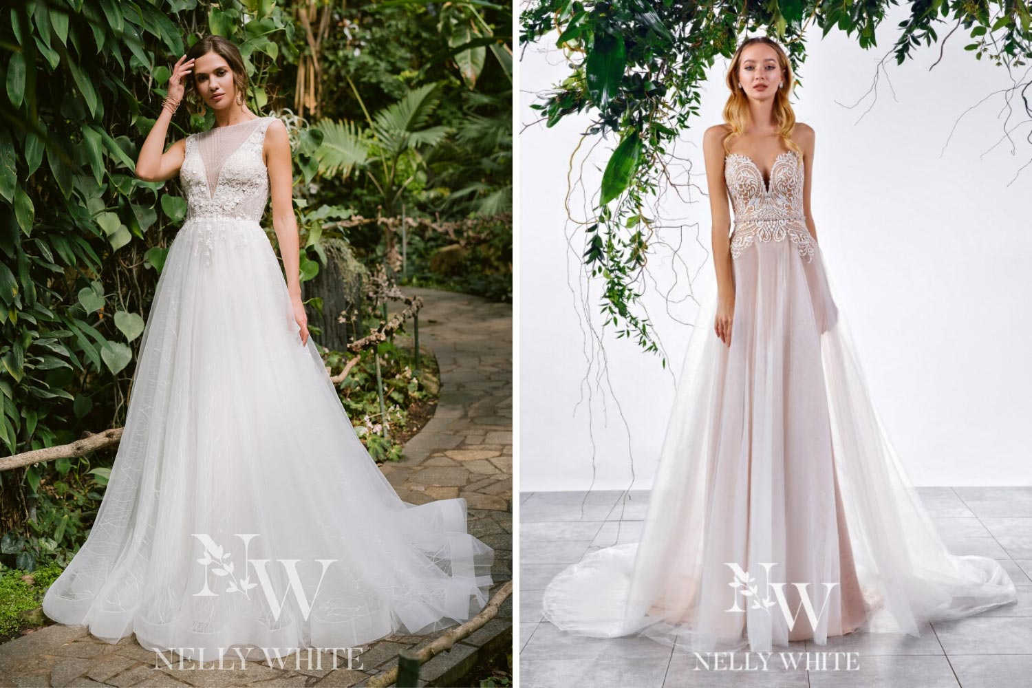 Пышное свадебное платье, прямое платье невесты фото 