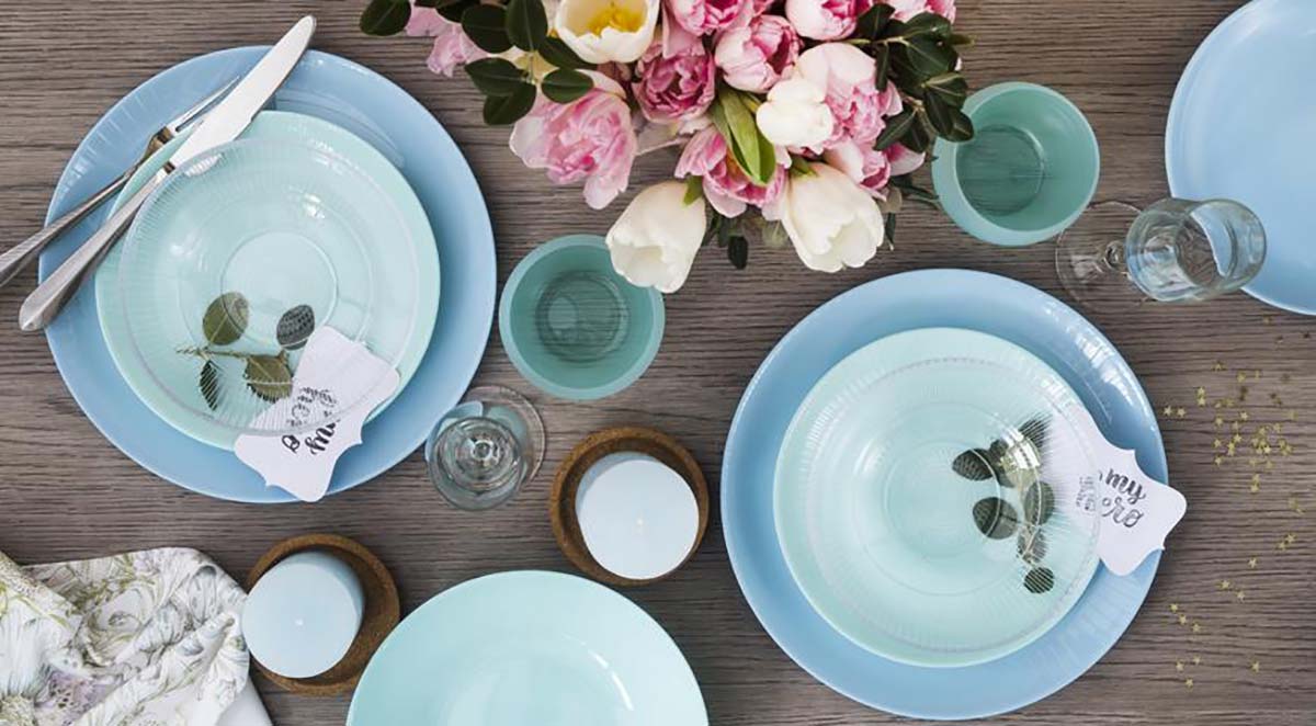 Красивая посуда на свадьбу фото