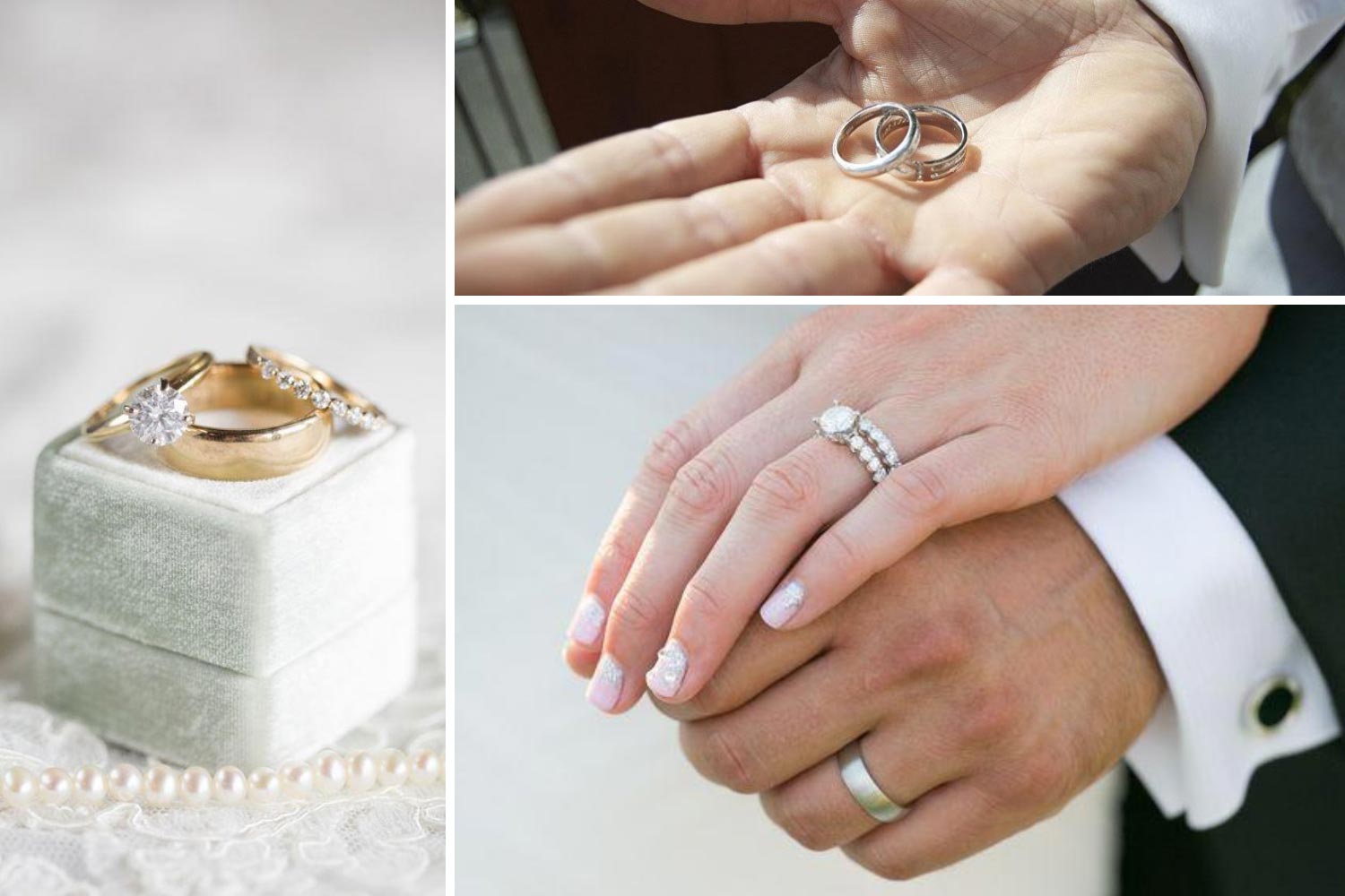 Золотые обручальные кольца с бриллиантами фото 