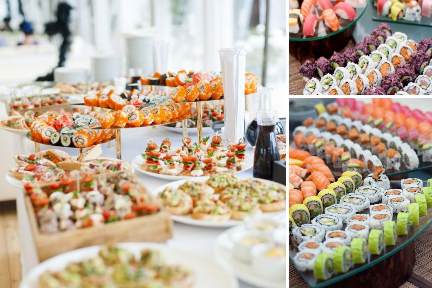 Доставка суши на свадьбу фото