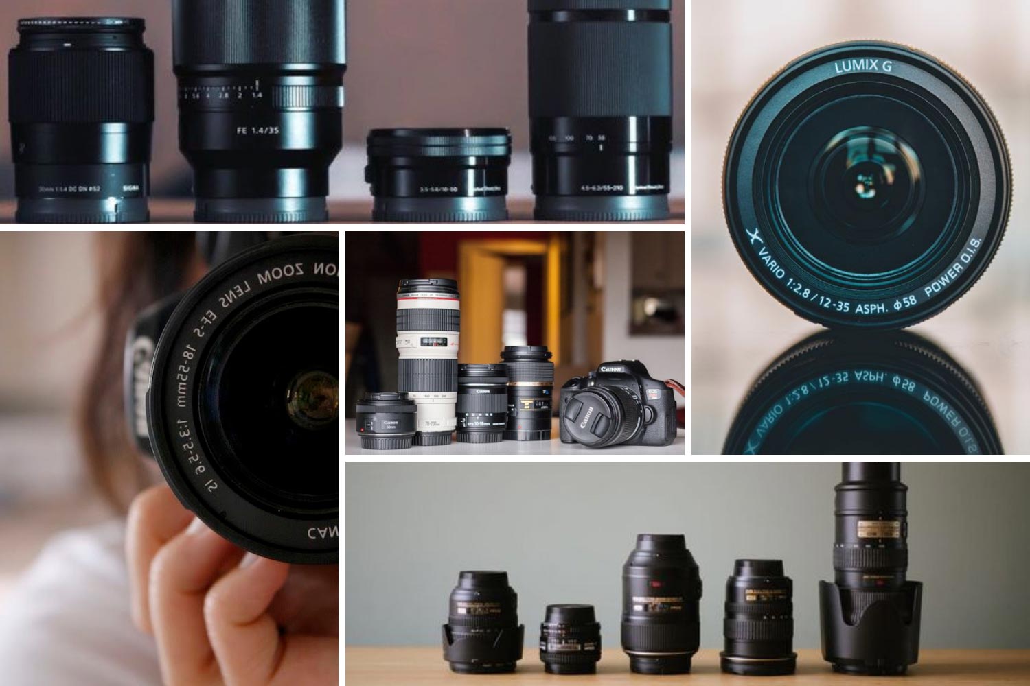 Сменные объективы для свадебной фотосъемки фото