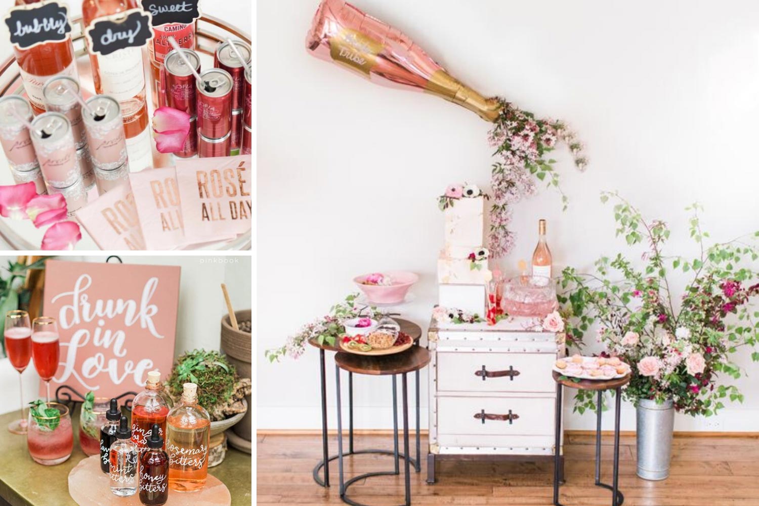 Bridal shower в стиле винной вечеринки фото