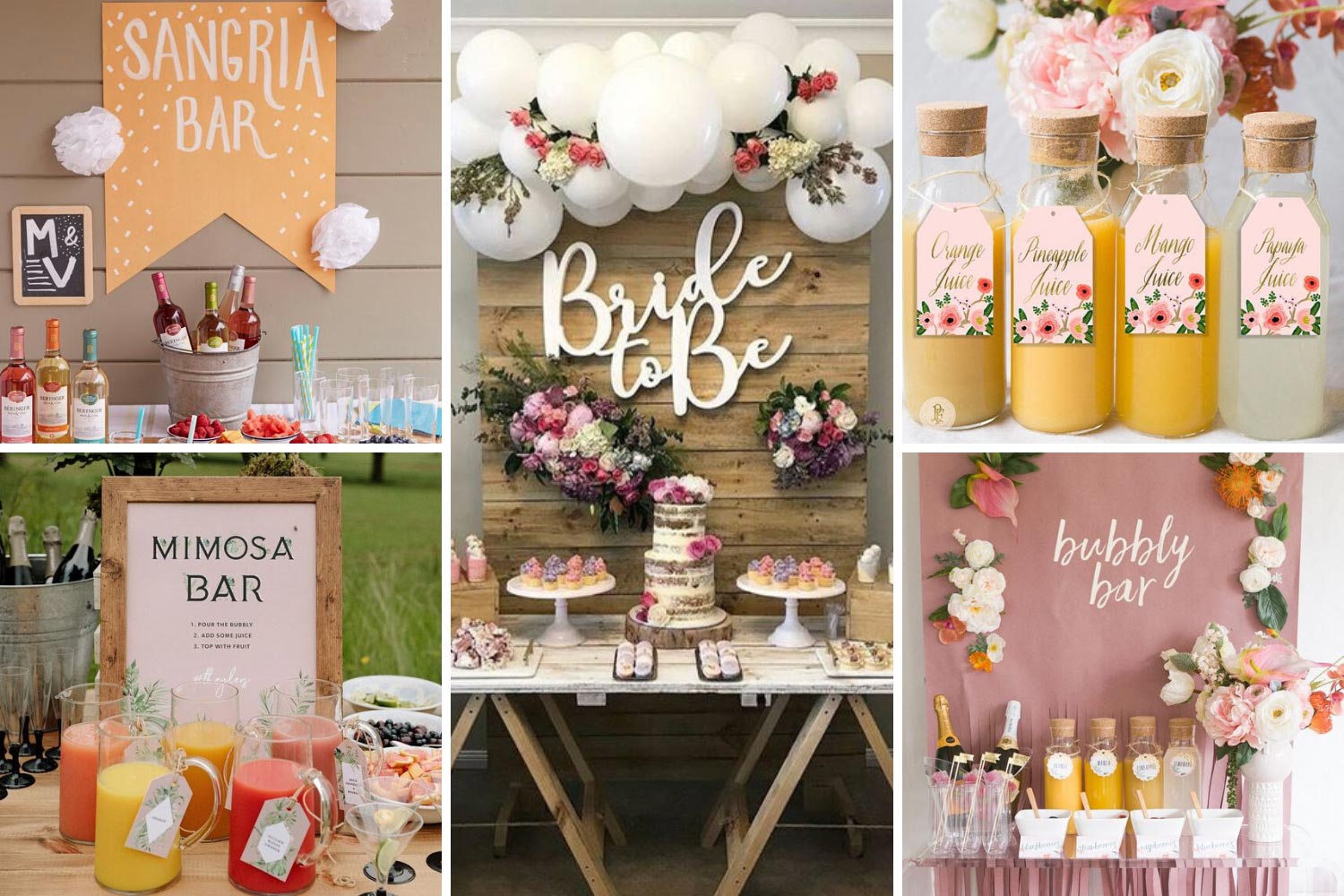 Бар напитков, мимоза-бар, кенди-бар на девичник фото