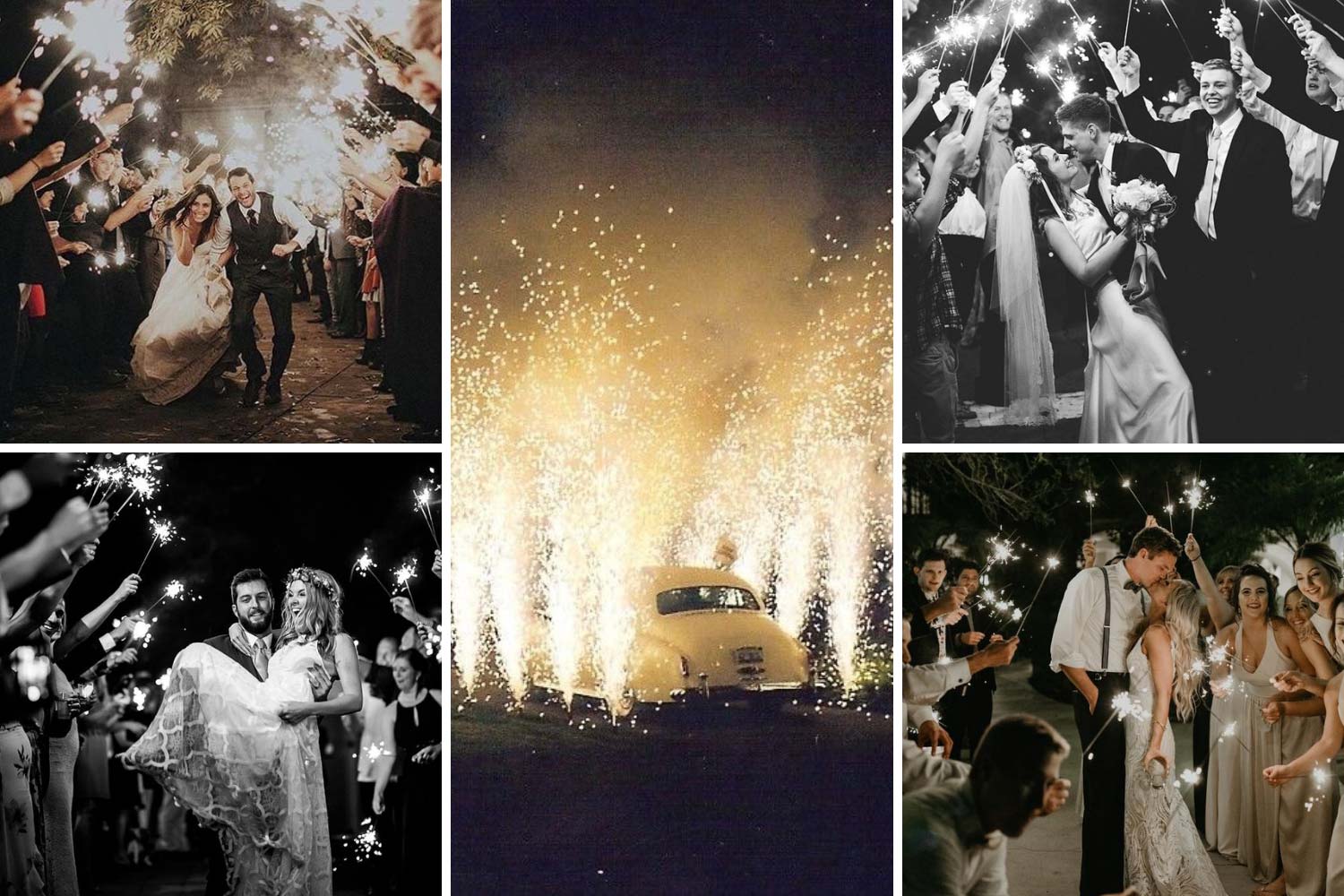 Коридор из бенгальских огней на свадьбе фото 