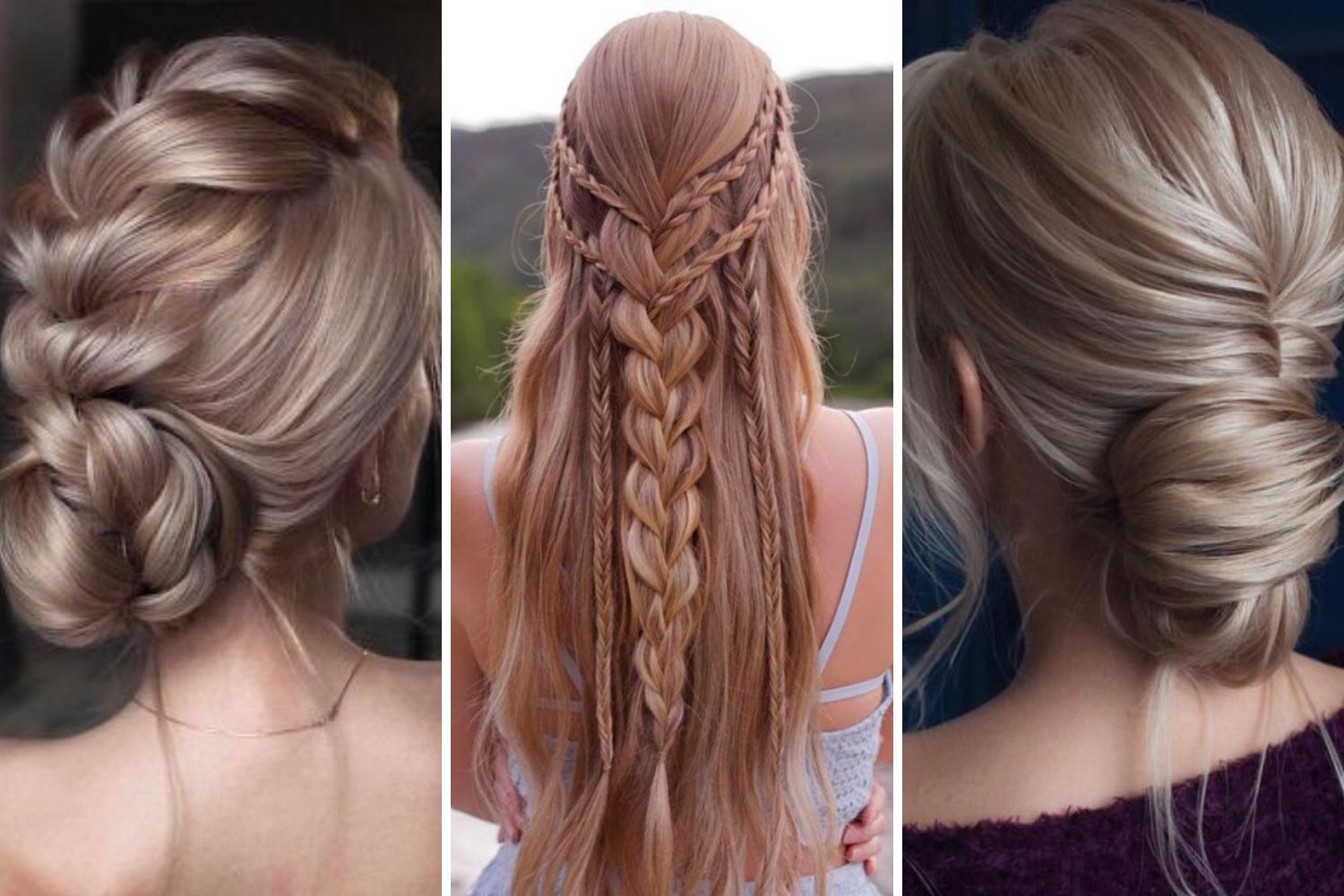 Зачіска нареченої в стилі богемний шик фото