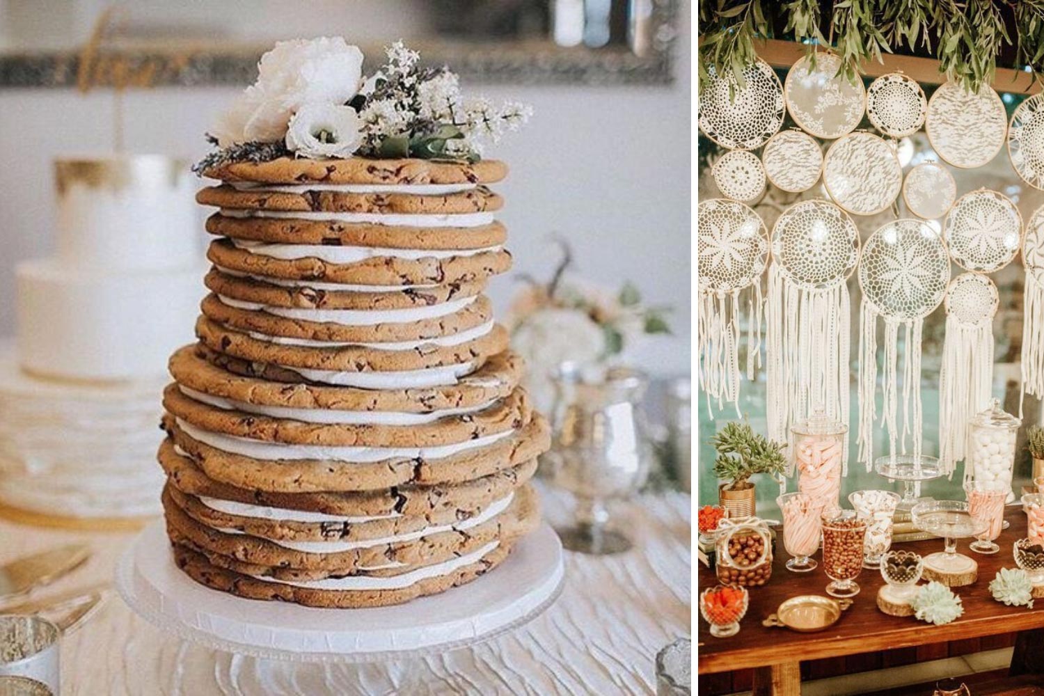 Голий торт, декор кенді бару фото