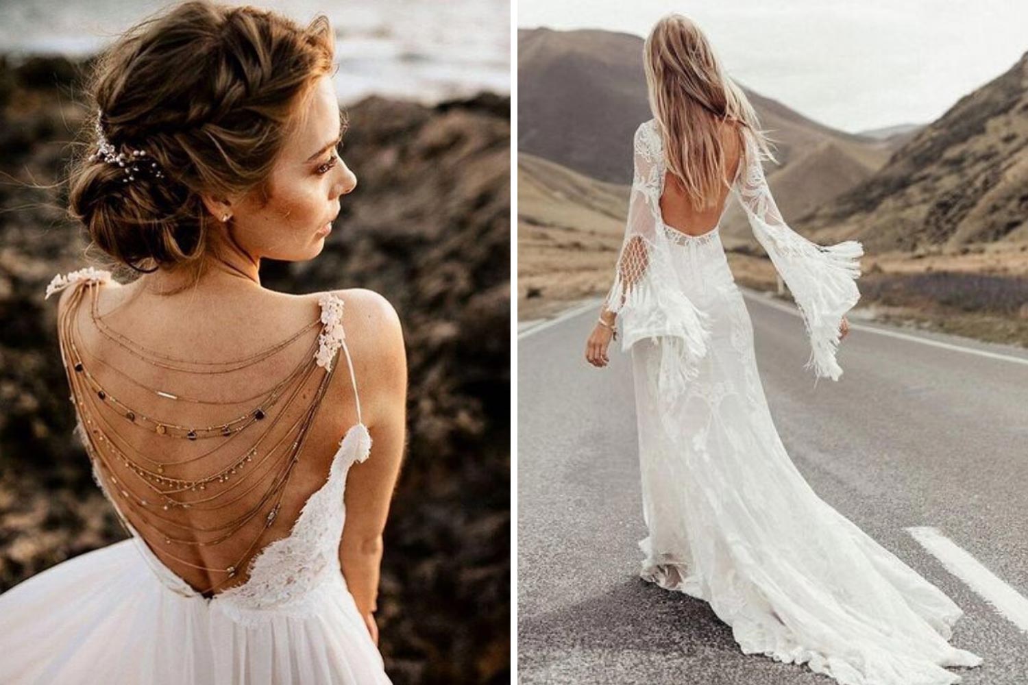 Образ нареченої в стилі богемний шик фото