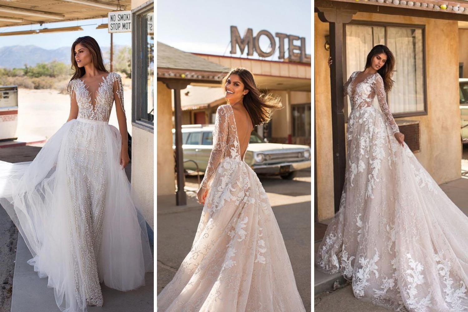 Класичне біле весільне плаття фото