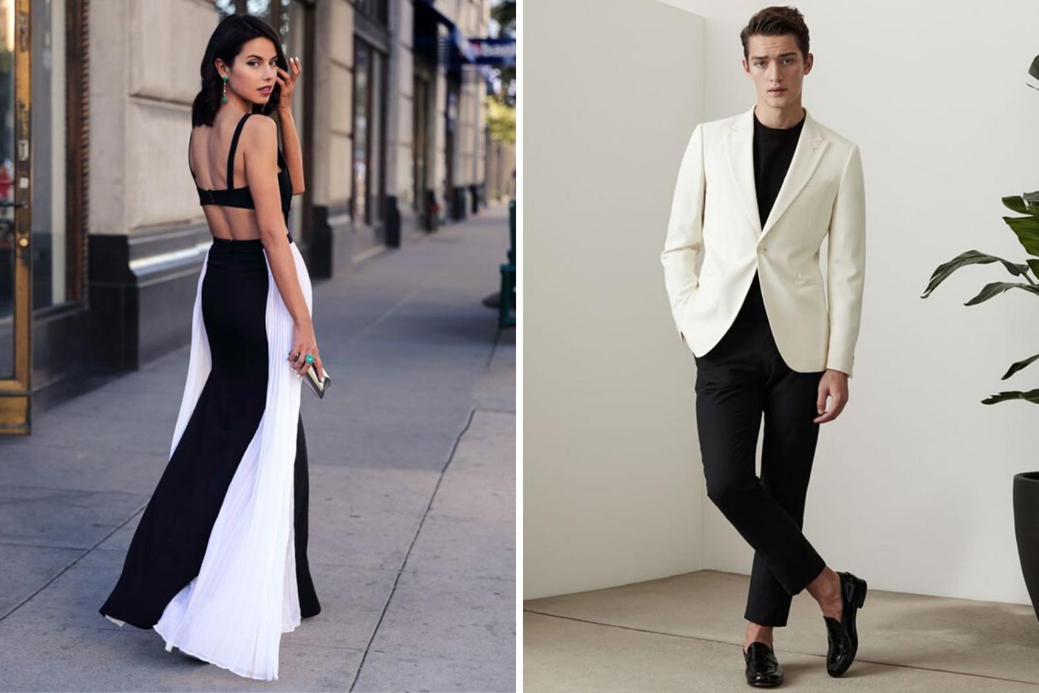 Дрес-код для гостей чорно-білого весілля