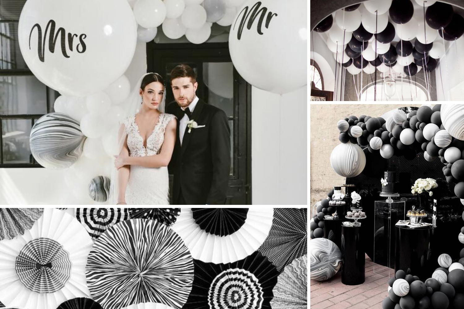 Оформлення європейського весілля кульками: ідеї