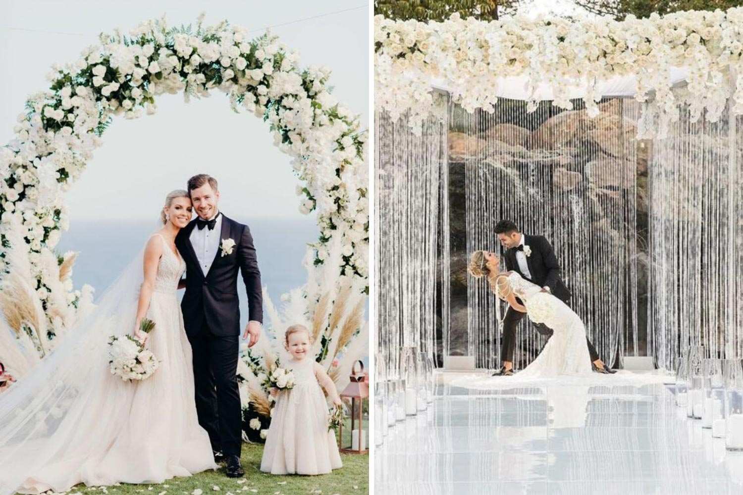 Арка для церемонії з білих квітів: ідеї оформлення