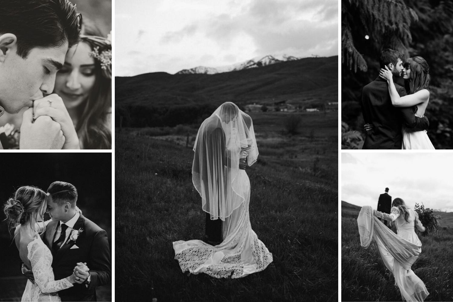 Весільна фотосесія чб: ідеї