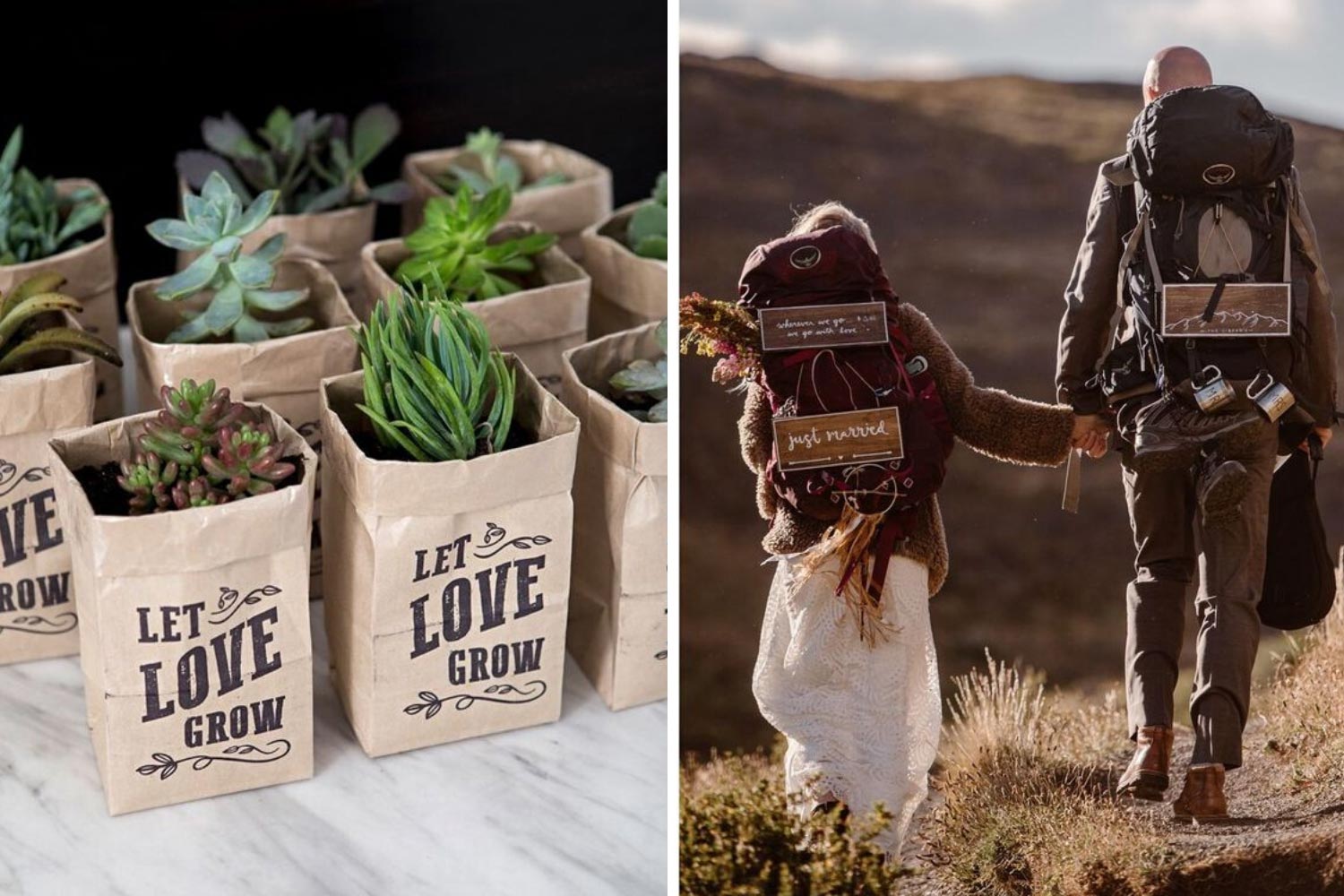 Cортировочная станция мусора на свадьбе фото