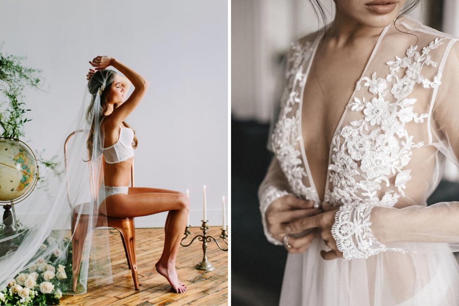 Нижнее белье на свадьбу, комбинация фото