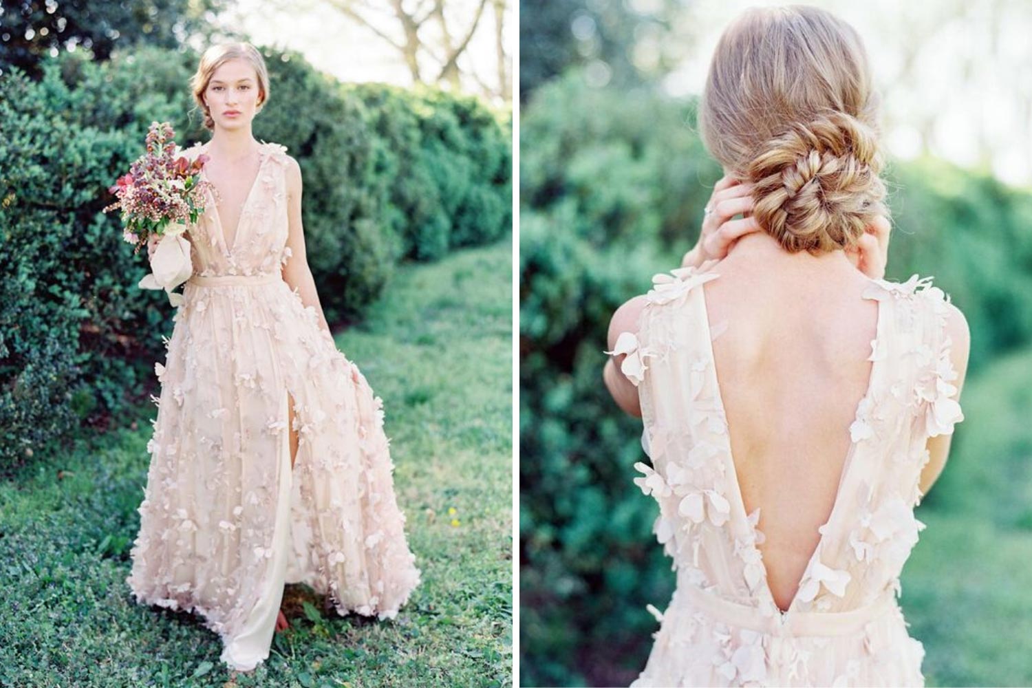 Свадебное платье в стиле файн арт фото 