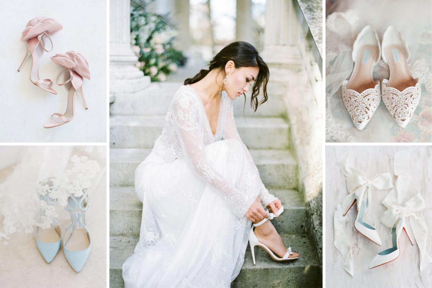 Цветные туфли невесты фото