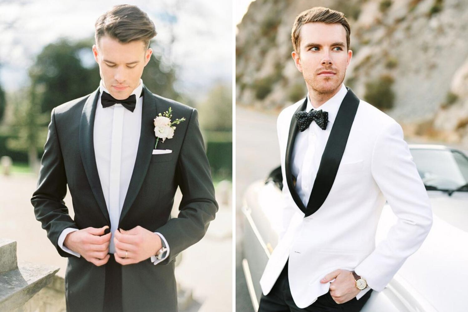 Классический образ жениха: смокинг фото 