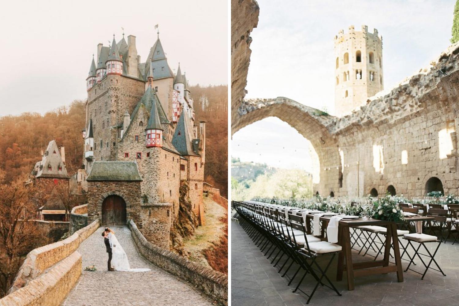 Файн арт свадьба в замке фото 