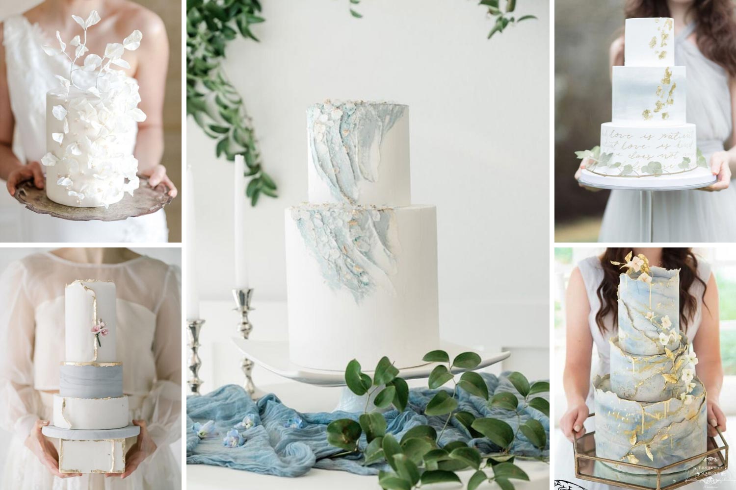 Свадебный торт в пастельных тонах фото 