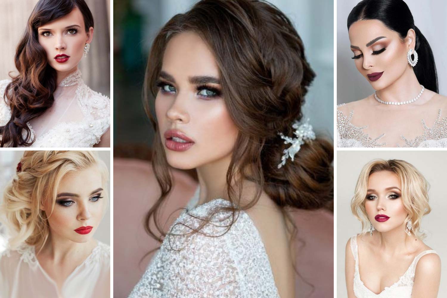 Гламурний макіяж на весілля фото