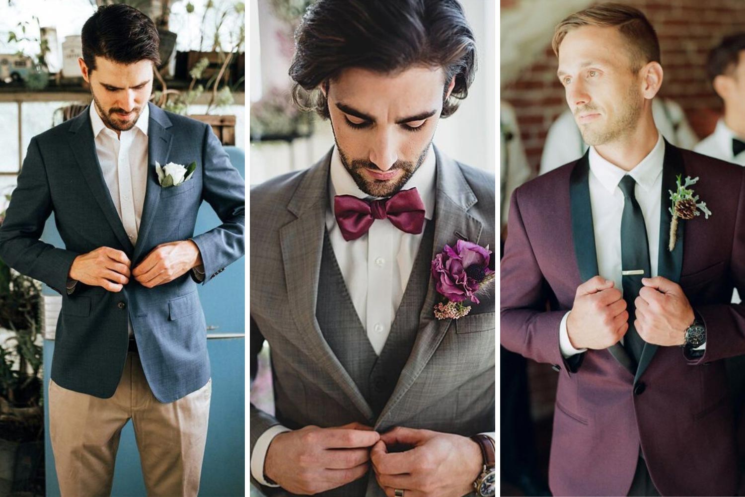 Свадебный костюм в стиле лофт идеи