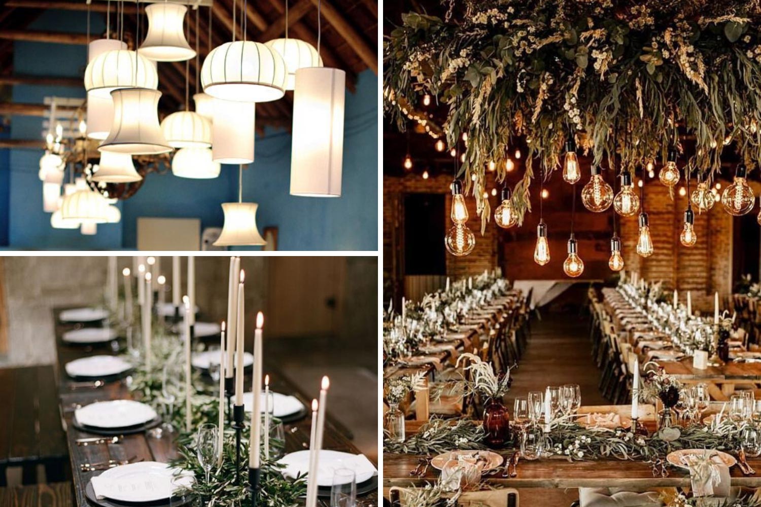 Дополнительное освещение на свадьбе в лофте: идеи