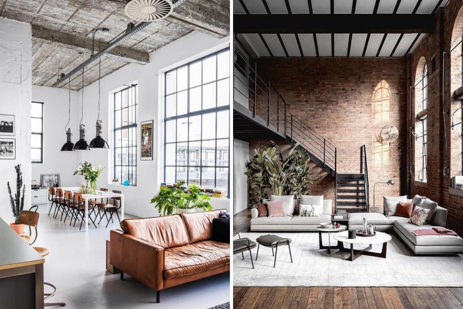 Стиль лофт в интерьере фото