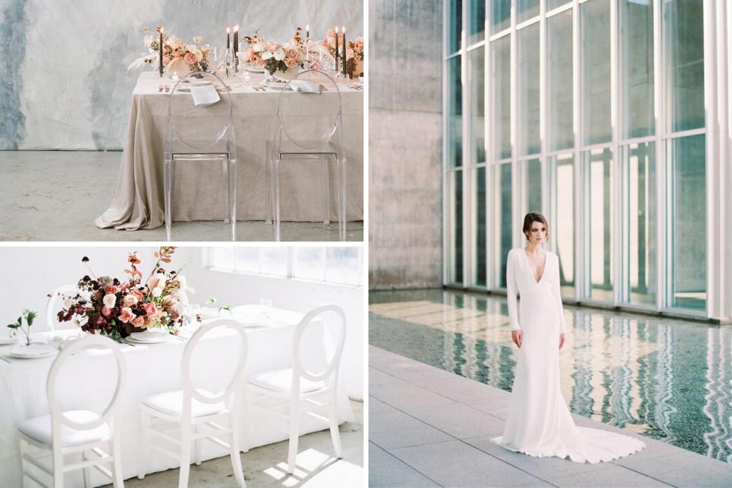 Місця для весілля в стилі модерн фото