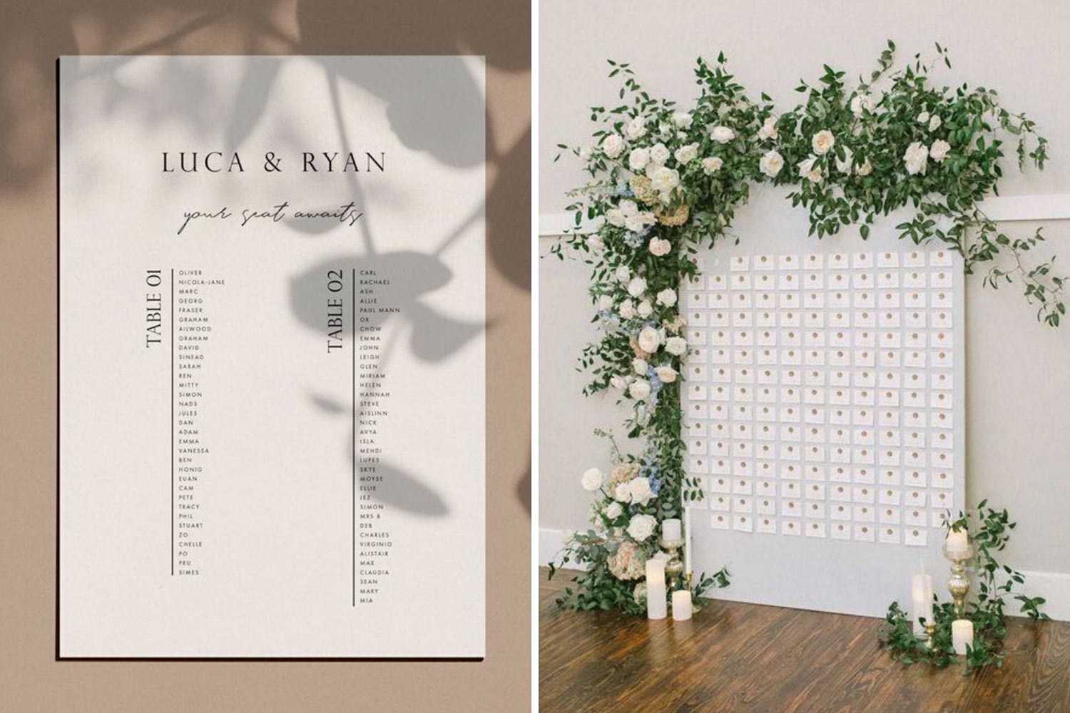 План розсадження гостей: ідеї оформлення