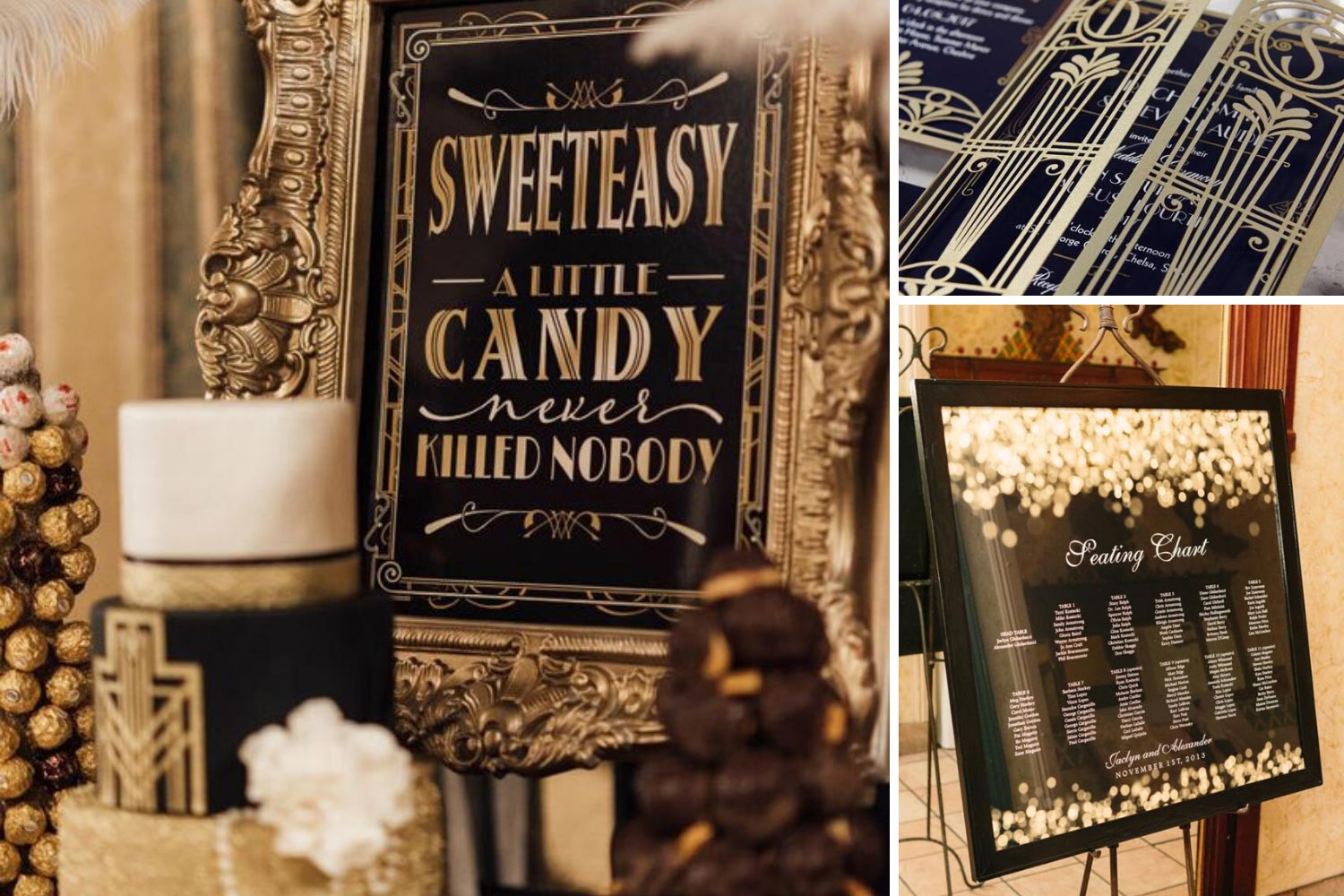 Весільний декор 20-х років: весілля в стилі Великий Гетсбі ідеї