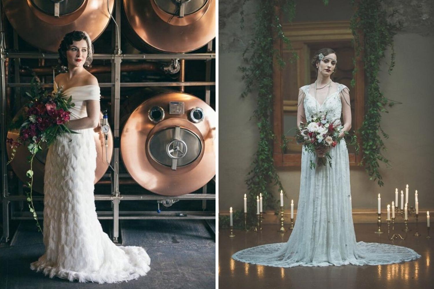 Наречені в ретро сукнях: фото